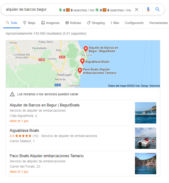 SEO Local y las SERPS