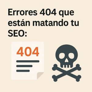 Errores 404 que están matando tu SEO