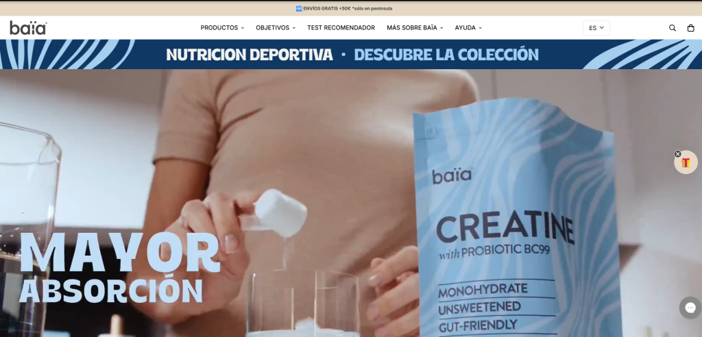 Caso de éxito SEO baïa food, crecimiento del +77% en número de palabras clave en Top 10