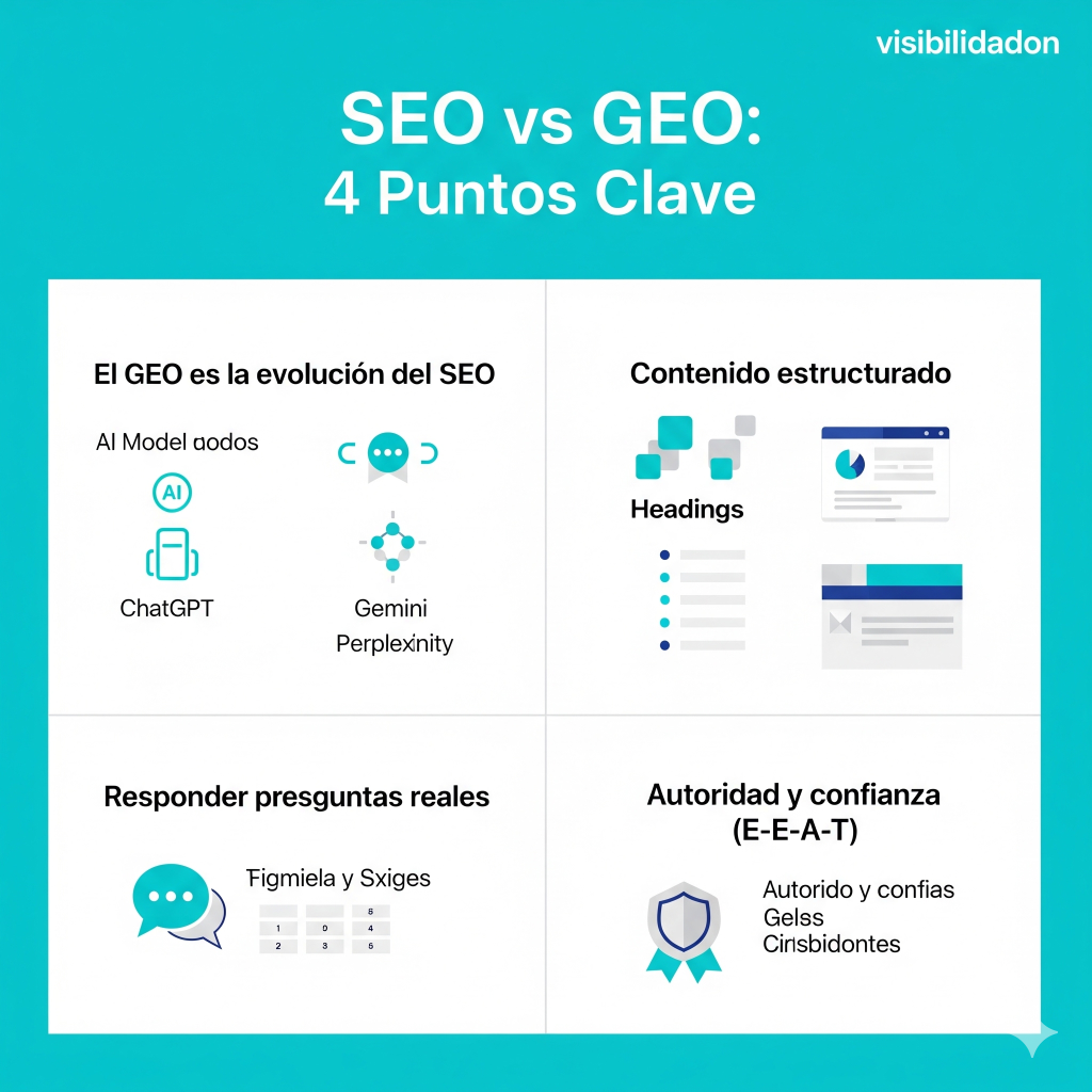 SEO vs GEO: cómo optimizar tu contenido para aparecer en las respuestas de la IA